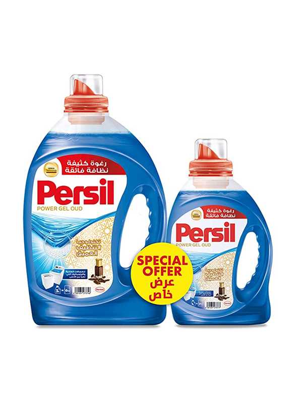 Persil Power Gel Oud Laundry Detergent, 2.9 Liters + 1 Liter