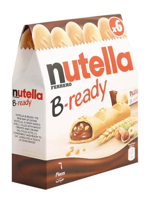 

Nutella B-Ready Crispy Waffles, 6 Pieces, 132g