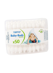 Tippys Cotton Tips for Babies, 50 Pieces