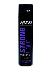 Syoss Strong Hold Hair Spray for All Types of Hair, 400ml
