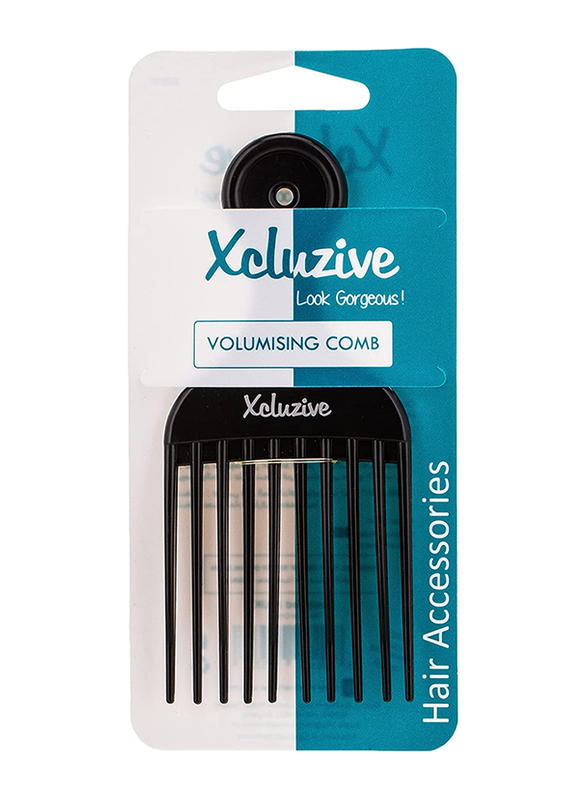 Xcluzive Volumising Hair Comb, Black