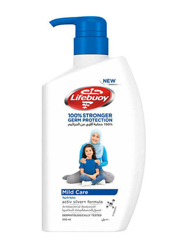 

Lifebuoy Anti Bacterial Mild Care Body Wash, 500ml