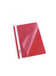 Bantex EMJ Plastic File, Red, A4 Size