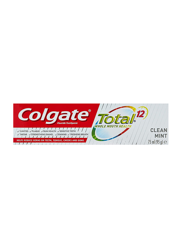 Colgate Total 12 Clean Mint Toothpaste, 75ml