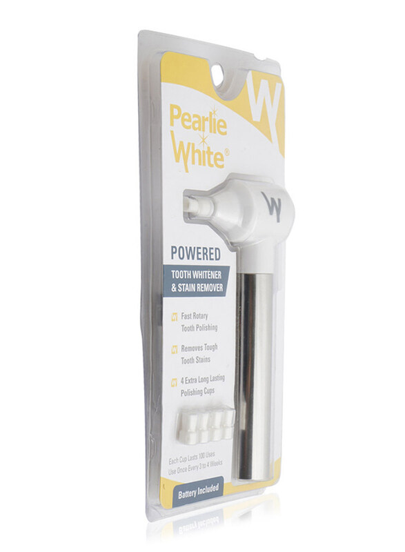 

Pearlie White Powered Tooth Whitener & Stain Remover Set