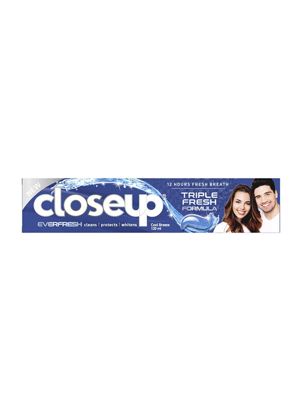 

Closeup Triple Fresh Formula Cool Breeze Toothpaste, 120ml