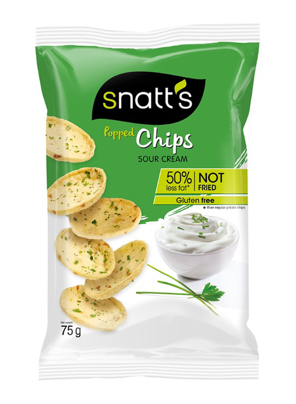 

Snatt's Sour Cream & Onion Poppes Chips, 75g