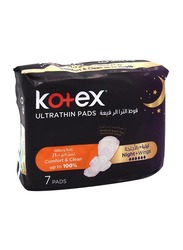 Kotex Ultrathin Nighttime + Wings Sanitary Pads, 7 Pads