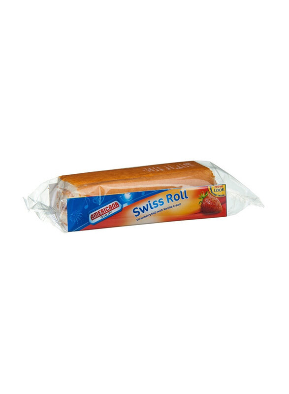 

Americana Strawberry with Vanilla Cream Swiss Roll, 110g