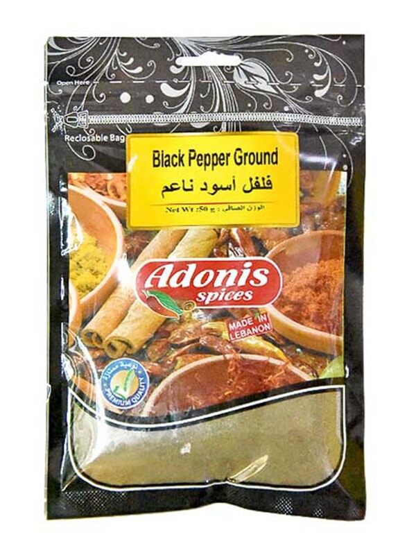 

Adonis Black Pepper Ground, 50g