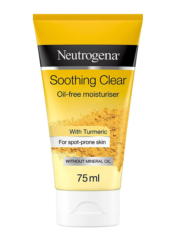 Neutrogena Soothing Clear Oil-Free Moisturiser with Turmeric, 75ml