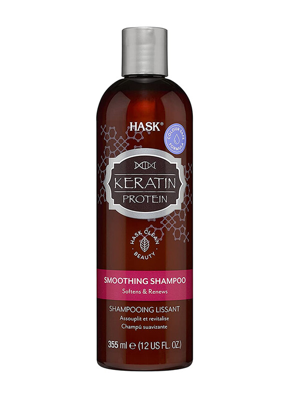 

Hask Keratin Protein Smoothing Shampoo for All Hair Types, 355ml