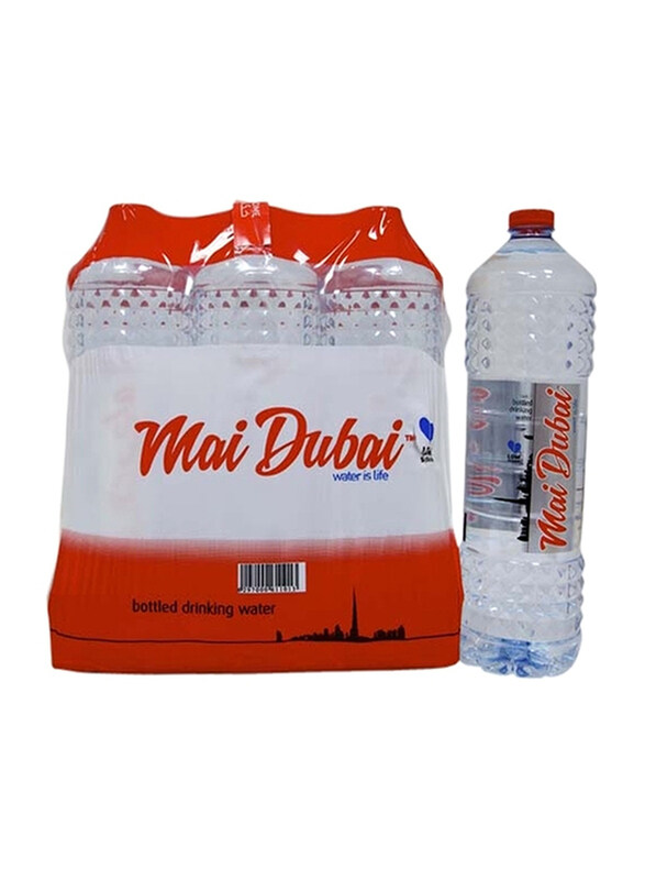 

Mai Dubai Drinking Water, 6 Bottles x 1.5 Liter