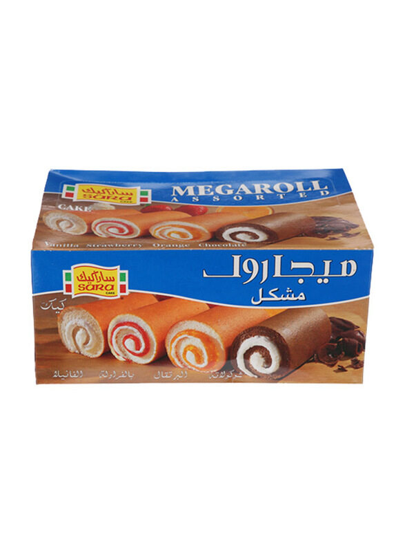 

Sara Mega Roll Cake, 6 x 60g, Assorted