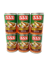555 Fried Sardines Bistek Sauce, 155g
