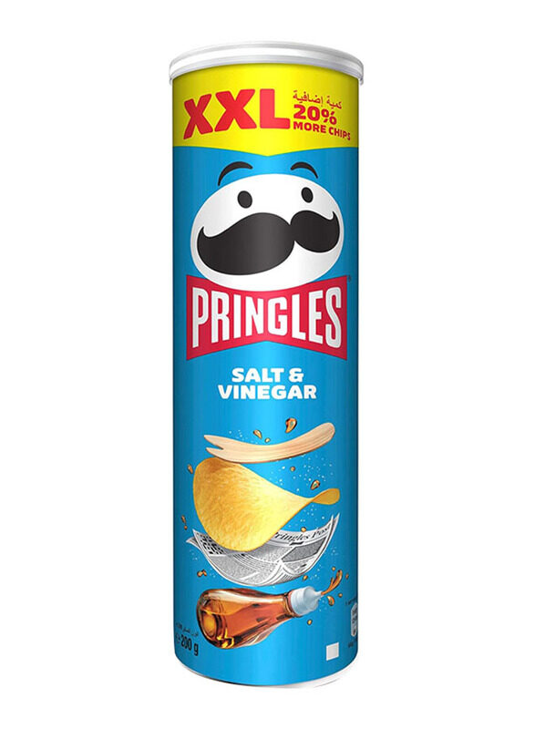 

Pringles Salt & Vinegar Potato Chips, 200g