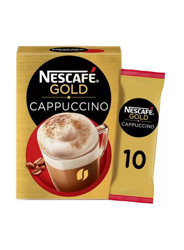 

Nescafe Gold Cappuccino Sweetened Coffee, 10 x 15.5g