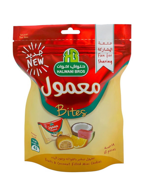 

Halwani Bros Fruits and Coconut Filled Mini Cookies, 180g