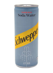Schweppes Soda Water Can, 250ml