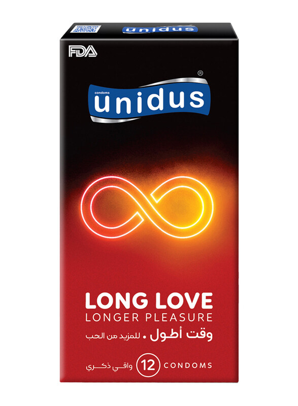 

Unidus Long Love Condom, 12 Pieces