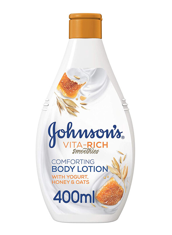 

Johnson's Vita-Rich Smoothies Comforting Body Lotion with Yogurt/Honey/Oats, 400ml