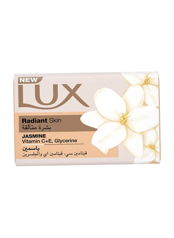 

Lux Radiant Skin Jasmine Soap Bar, White, 75gm
