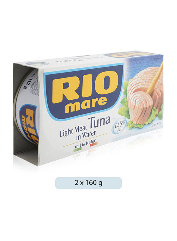 

Rio Mare Light Meat Tuna In Water, 2 Cans x 160g