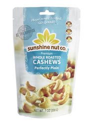 Sunshine Nut Co. Premium Whole Roasted Cashews, 200g