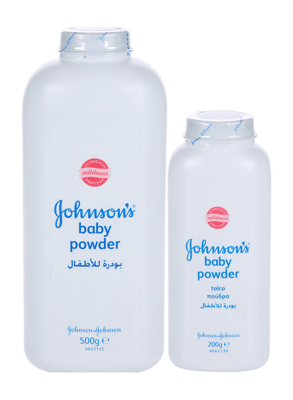 

Johnson's 2-Piece Baby Powder Set, Newborn, White