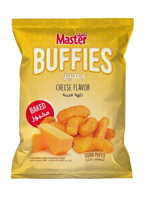 Master Buffies Cheese Flavour Corn Puffs, 60g