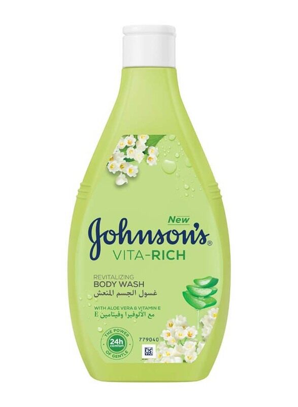 

Johnson's Body Wash with Aloe Vera Extract and Vitamin E, 250ml