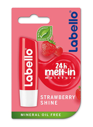 Labello Strawberry Shine Lip Balm, 4.8g, Red