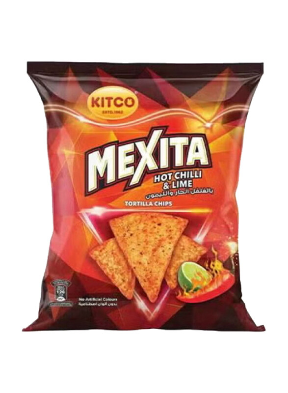 

Kitco Mexita Hot Chili & Lime Tortilla Chips, 40g