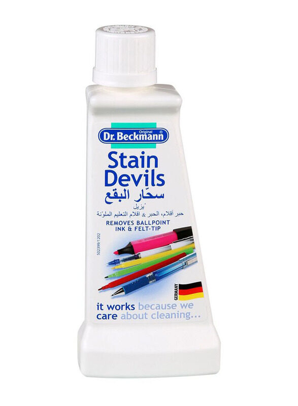 

Dr. Beckmann Stain Devils Removes Ballpoint Ink & Felt-tip, 50ml