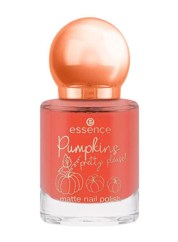 Essence Pumpkins Pretty Please! Matte Nail Polish, 01, Orange