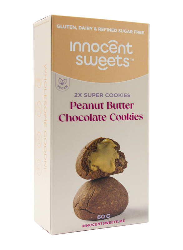 Innocent Sweets Peanut Butter Chocolate Cookies, 60g