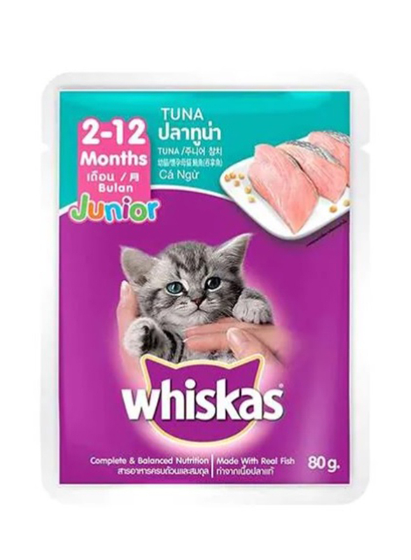 

Whiskas Tuna Kitten Wet Food, 80g