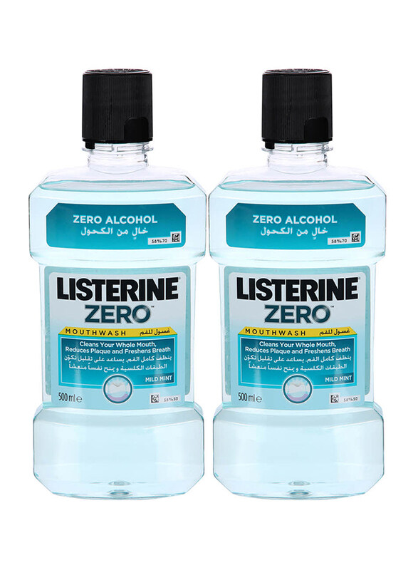 

Listerine Zero Mouthwash, 2 x 500ml