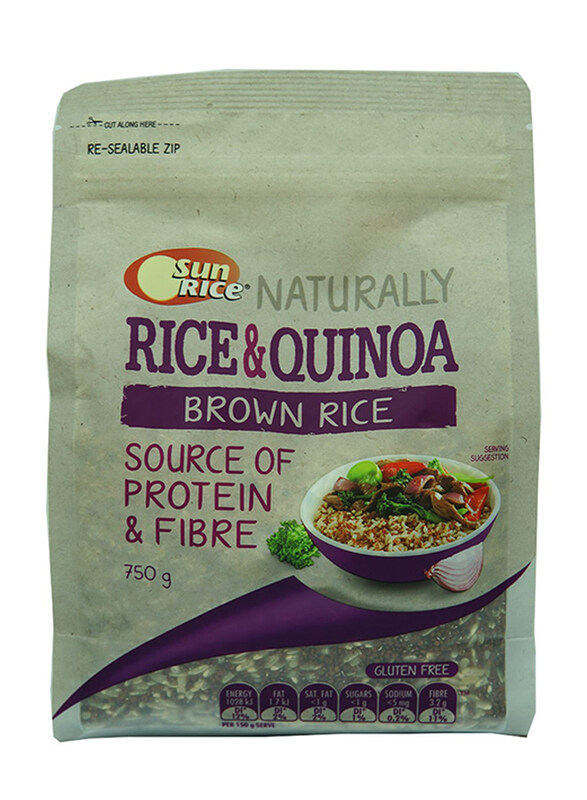 

Sunrice Naturally Rice&Quinoa Brown Rice, 750g