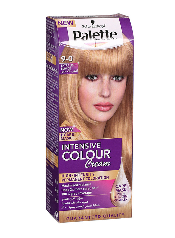 Schwarzkopf Palette Intensive Hair Colour Cream, 50ml, 9-0 Extra Light Blonde