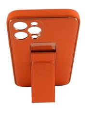 Leather Case with Magnetic Stand&Holder for Apple iphone 13 Pro (Orange)