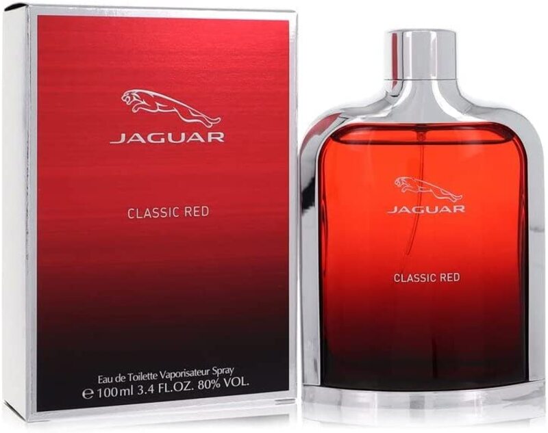 Jaguar Classic Red EDT Spray for Men (3.4oz)