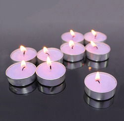 40 Pieces Set Scented Tea Light Candles, Rose Scent