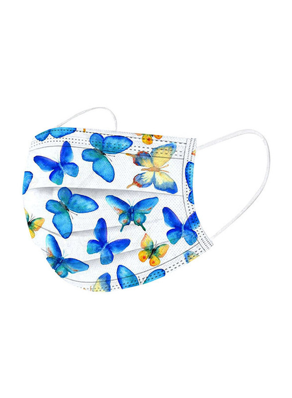 DISPOSABLE FACE MASK BUTTERFLY DESIGN 50PCS