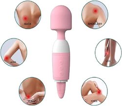 USB Rechageable Body Massager for Shoulder, Neck, and Muscle Pain - Pain Relief Body Massager Color Grey