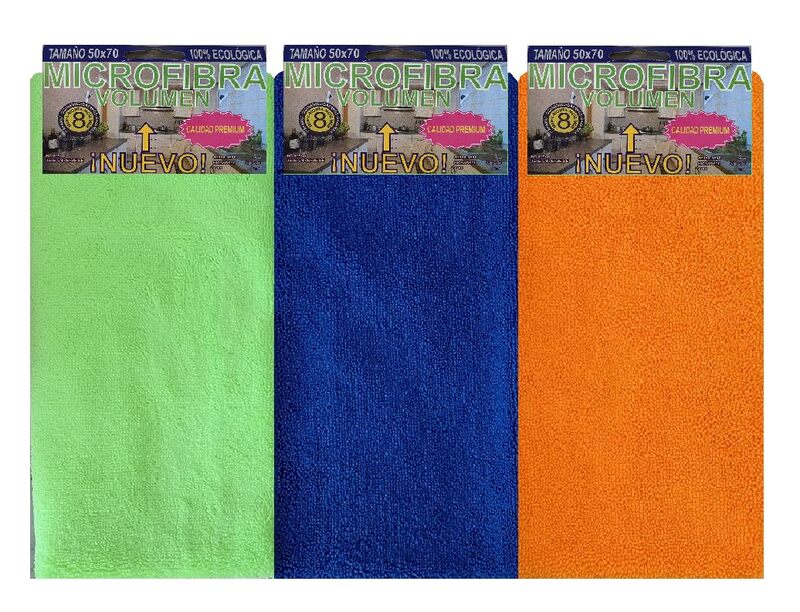 Microfiber Cleaning Cloth Pack of 3PCS (50x70cm)
