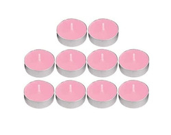 40 Pieces Set Scented Tea Light Candles, Rose Scent