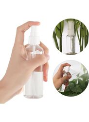 Mist Spray Bottles, 4 Pieces, Clear/White