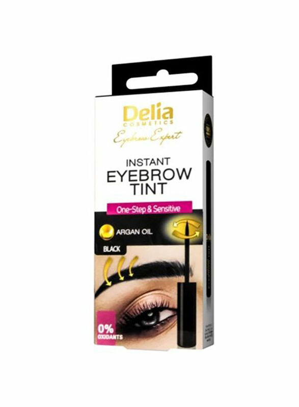 Delia Instant Eyebrow Tint with Argan Oil, 6ml, Black