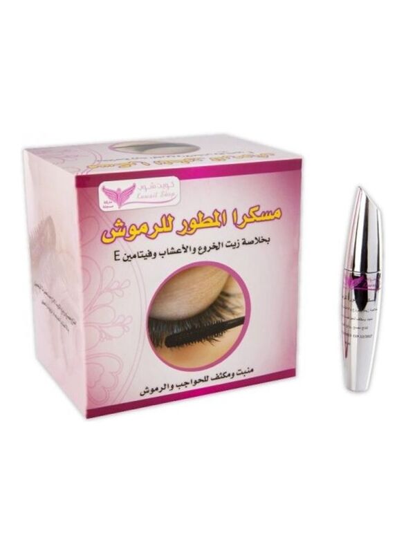 Kuwait Shop Mascara for Eyelashes with Castor Oil, 125gm, Black